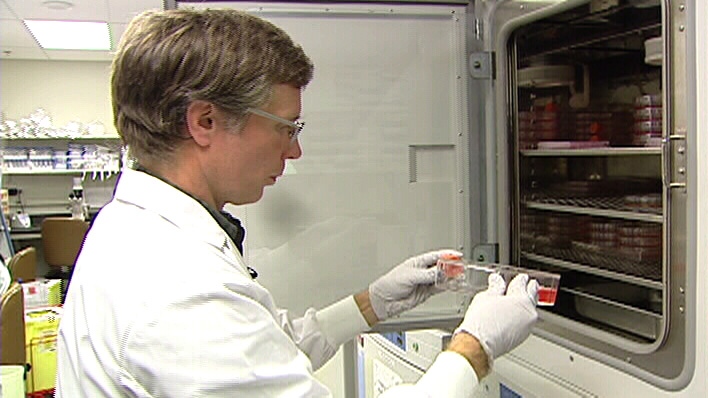 Dr. David Conrad at Ottawa lab