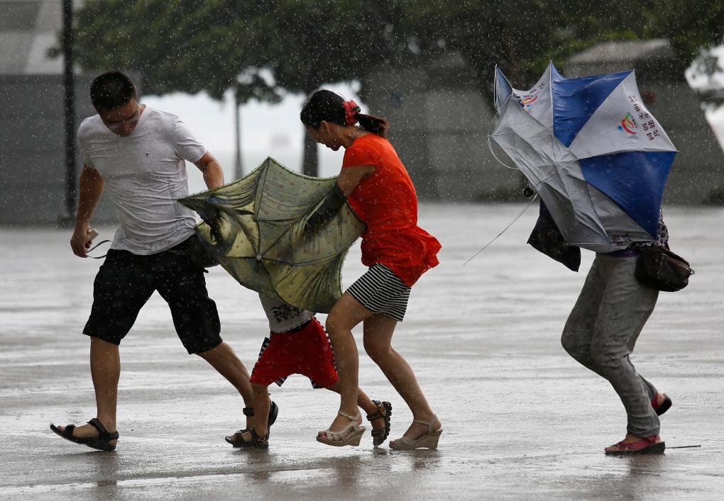 Typhoon Utor hits China