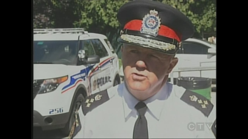 London Police Chief Brad Duncan discusses fee changes in London, Ont. on Wednesday, August 14, 2013.