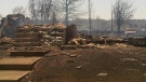 The province has reported 40 per cent of the Town of Slave Lake has been destroyed by flames. CTV News got a closer look at the devastation in Slave Lake on Monday, May 16, 2011.