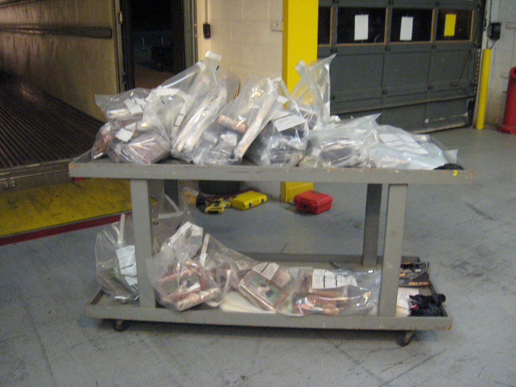 Cocaine and meth seized by CBSA