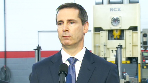 Premier Dalton McGuinty speaks at a press conference in Toronto on Tuesday, May 17, 2011.