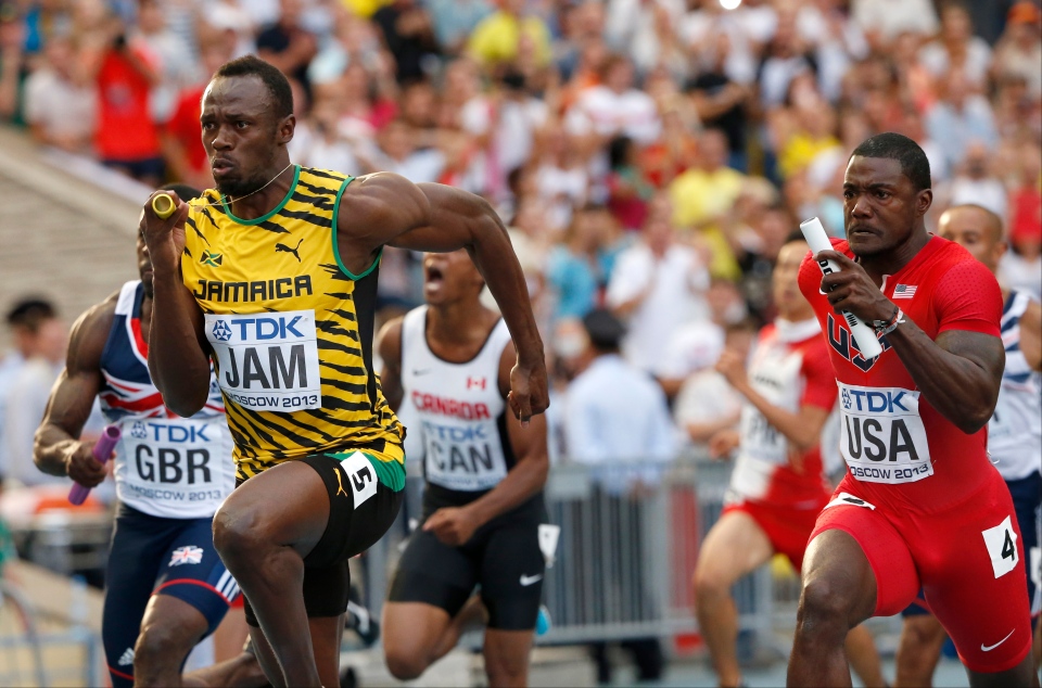 Usain Bolt Gets Another 3 Golds Anchoring Jamaica To The 4x100 Relay