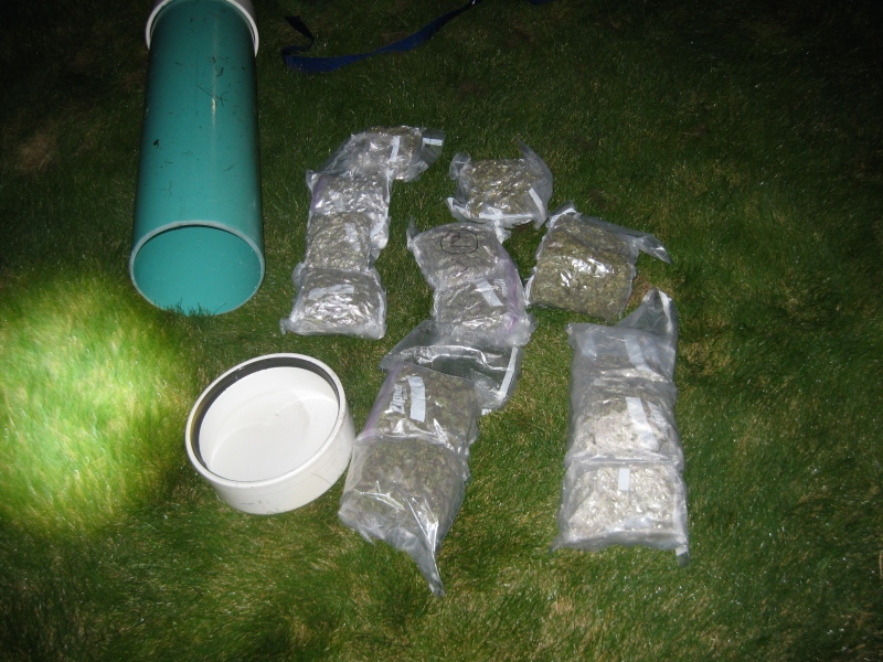 U.S. Customs and Border Protection released this photo of marijuana smuggled across the St. Clair River. 