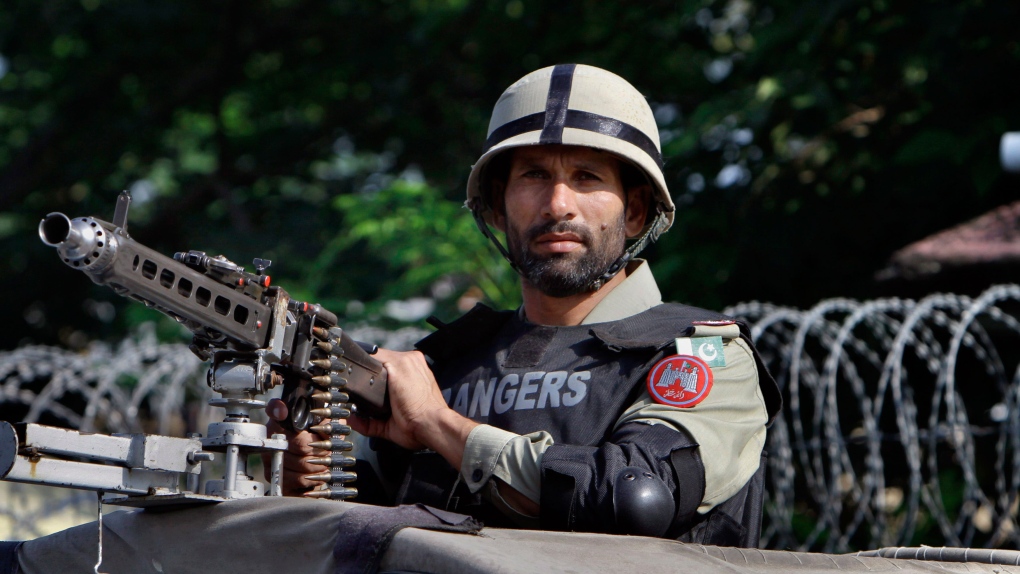 Pakistani paramilitary soldier