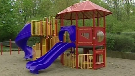 Police are looking for a male suspect after a little girl was approached at this park in Ottawa's Carlington neighbourhood, Tuesday, May 17, 2011.