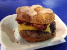 Chris Parnell says he became sick about two hours after eating this cronut burger at the Canadian National Exhibition.