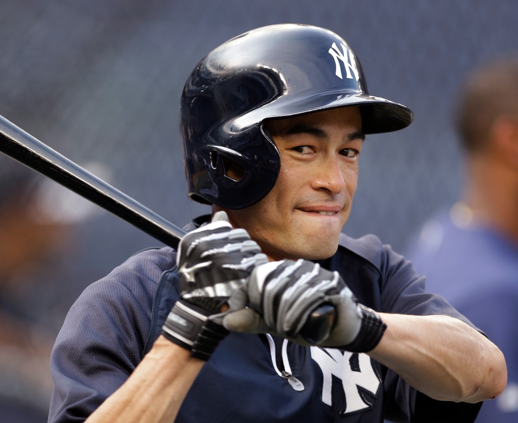New York Yankees' Ichiro Suzuki