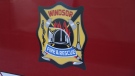 File photo of the side of a Windsor Fire and Rescue Services truck in Windsor, Ont., on Friday, Aug. 23, 2013. (Melanie Borrelli / CTV Windsor)