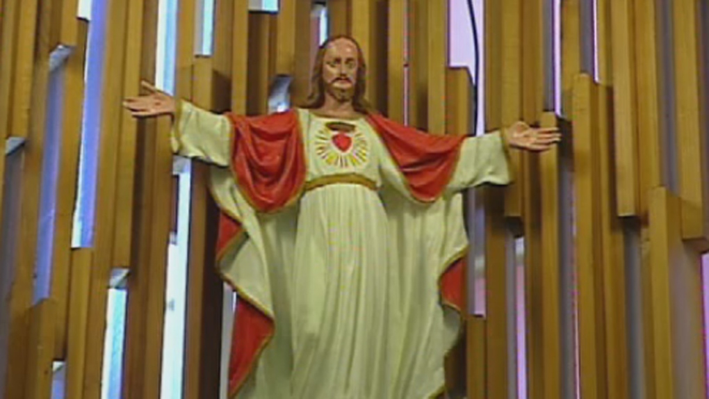 Statue of Jesus Christ in Saguenay