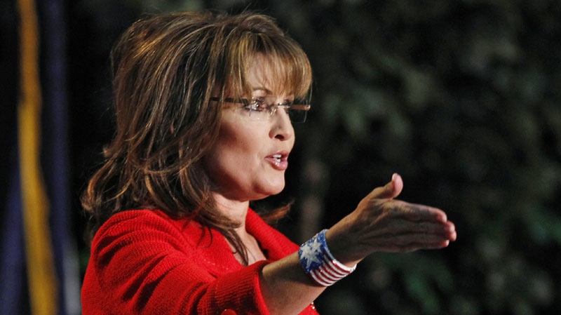 Former Alaska Governor Sarah Palin speaks at a fund raiser at Colorado Christian University in Lakewood, Colo., on Monday, May 2, 2011. (AP Photo/Ed Andrieski