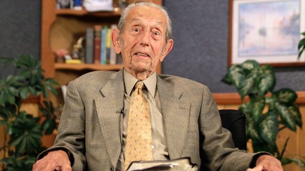 Harold Camping speaks during a taping of his show 'Open Forum' in Oakland, Calif., Monday, May 23, 2011. (AP / Marcio Jose Sanchez)