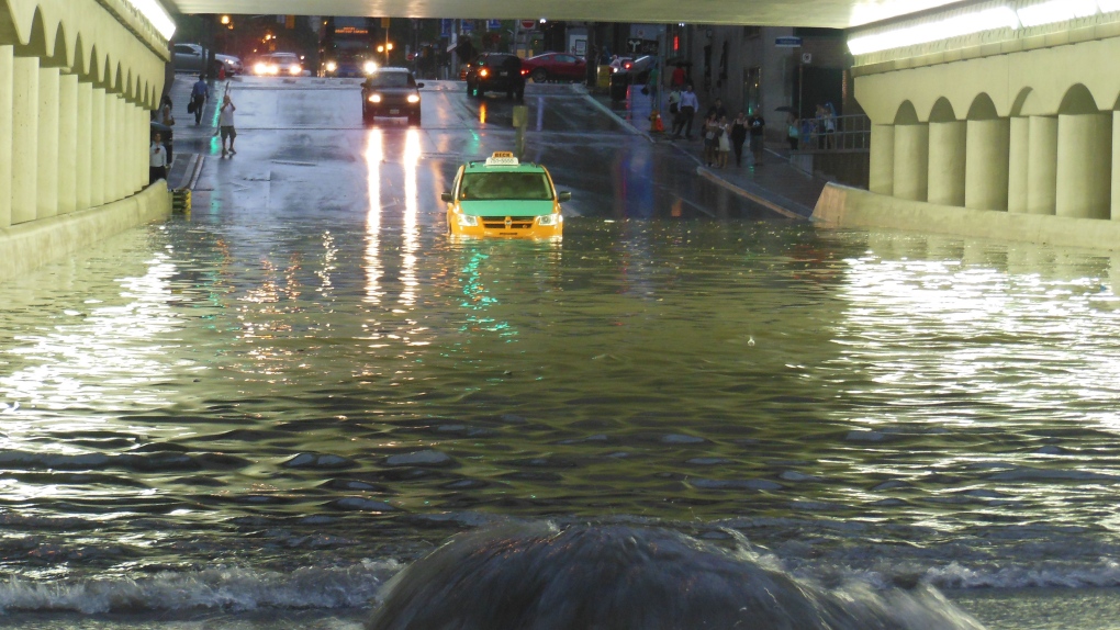 Flash flood Toronto 
