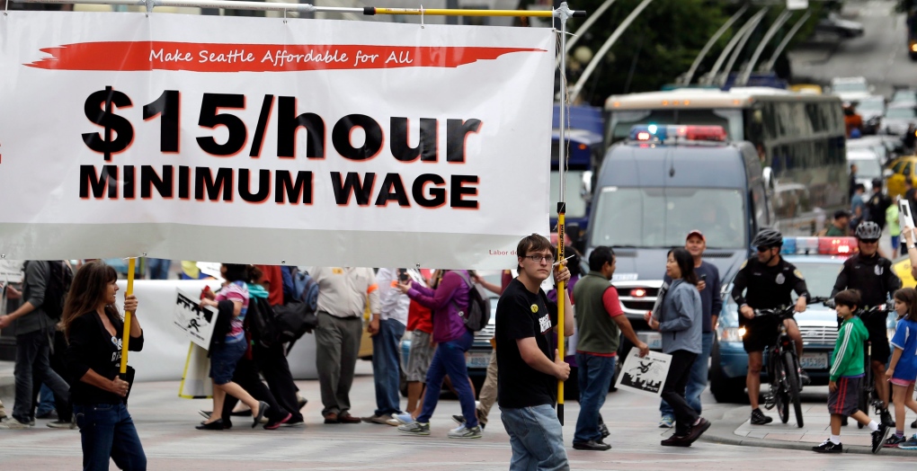 Fast-food workers protest 