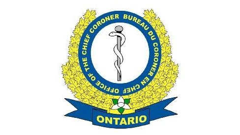 The logo for the Office of the Chief Coroner of Ontario is seen in this file image.