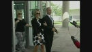 Const. Kent Rice leaves the courthouse in Windsor, Ont. on Friday, August 30, 2013.