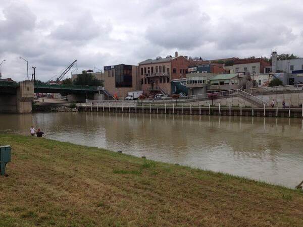 A body was found in the Thames River in Chatham, Ont., on Aug. 31, 2013.  (Chris Campbell/CTV Windsor)