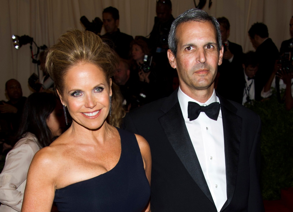 Katie Couric and John Molner 