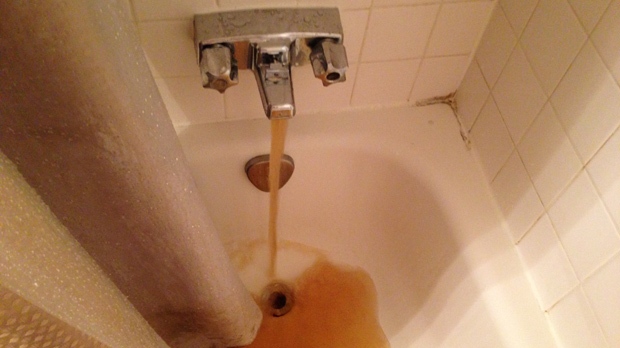 brown tap water