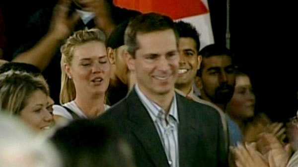 Premier Dalton McGuinty speaks at a Liberal party rally in Vaughn, Ont. on Sunday, May 29, 2011. 