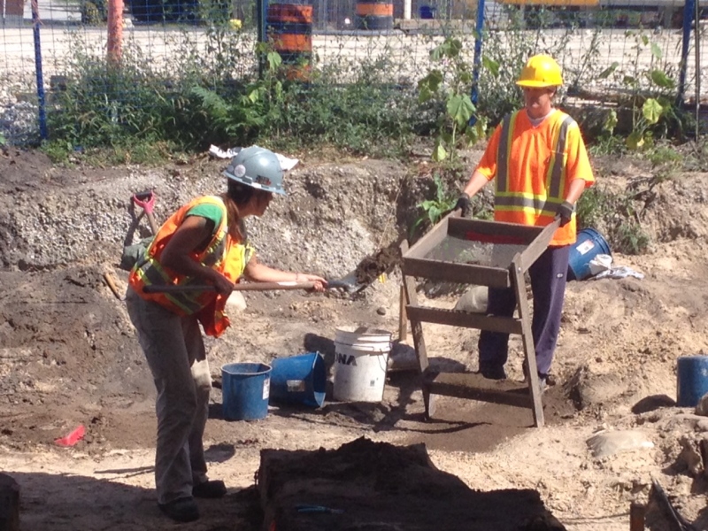 Archeologists in Lakeshore are turning up artifacts up to 4,000 years old at a dig in Lakeshore. (Chris Campbell / CTV Windsor)