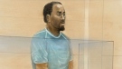 Garfield Boothe, father of Shakeil Boothe, is seen in the court sketch on Tuesday, May 31, 2011.