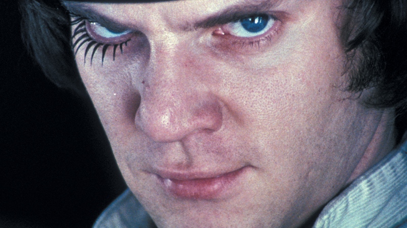 Malcolm McDowell stars in Stanley Kubrick's Hollywood classic, 'A Clockwork Orange.'