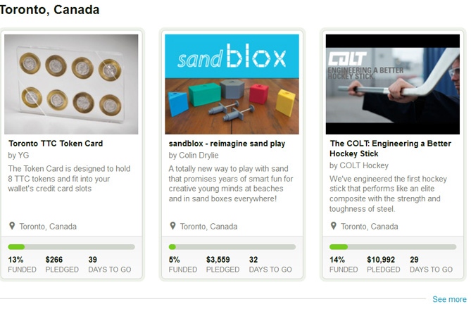 Kickstarter in Canada