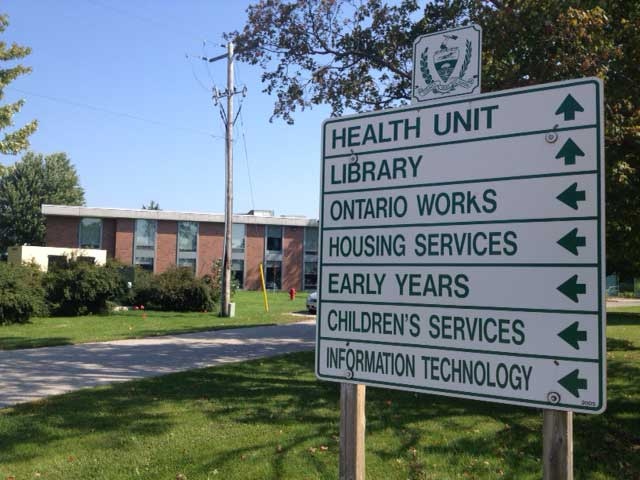 The Huron County Health Unit in Clinton, Ont. (Scott Miller / CTV London)
