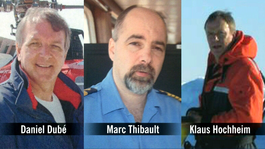Three men killled in Arctic crash