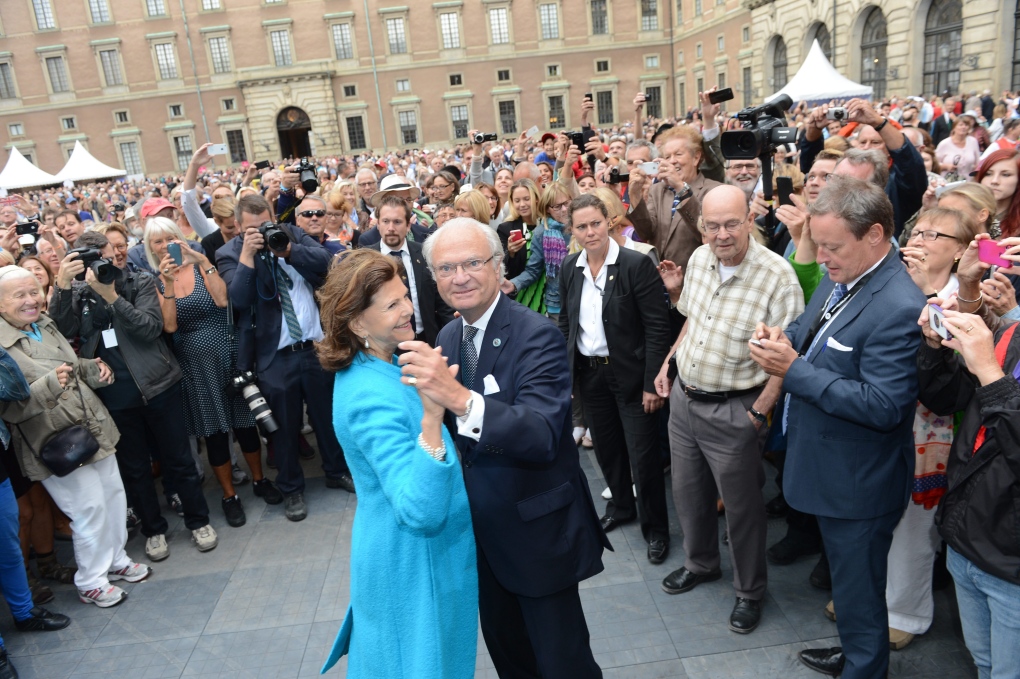 Queen Silvia and King Carl Gustaf of Sweden