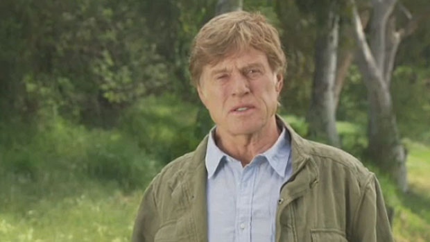 Robert Redford speaking out against oilsands