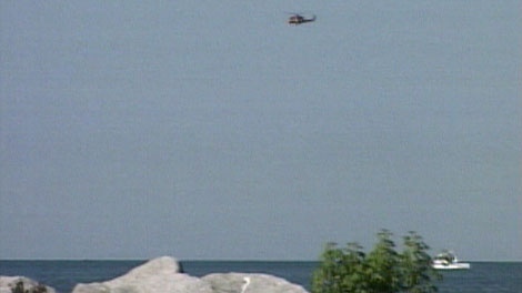 An OPP Search and Rescue Unit is seen on Lake Erie near Leamington, Ont., on Monday, June 6, 2011.