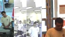 London police have released photos of a man sought in connection with a bank robbery at a Scotiabank branch on Fanshawe Park Road in London, Ont. on Thursday, Sept. 19, 2013.