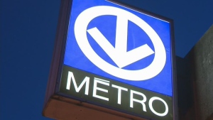 Metro sign