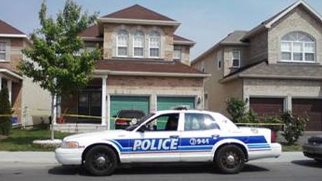 Ottawa police are investigating a suspicious death outside a home on Kennevale Drive in Barrhaven, Wednesday, June 8, 2011. 