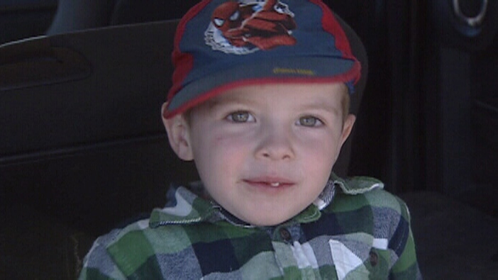 3-year-old Jaden Proulx went "into the forest"