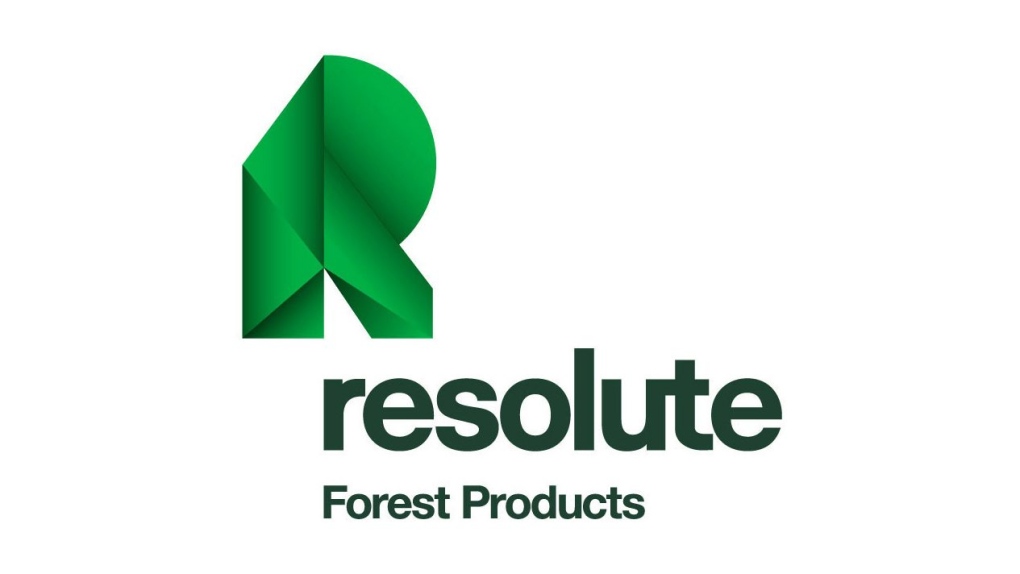 The corporate logo of Resolute Forest Products