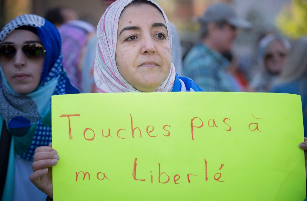 Anti-charter protesters rally in Montreal