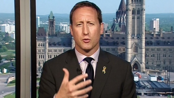 Defence Minister Peter MacKay appears on Canada AM from CTV studios in Ottawa, Wednesday, June 15, 2011.
