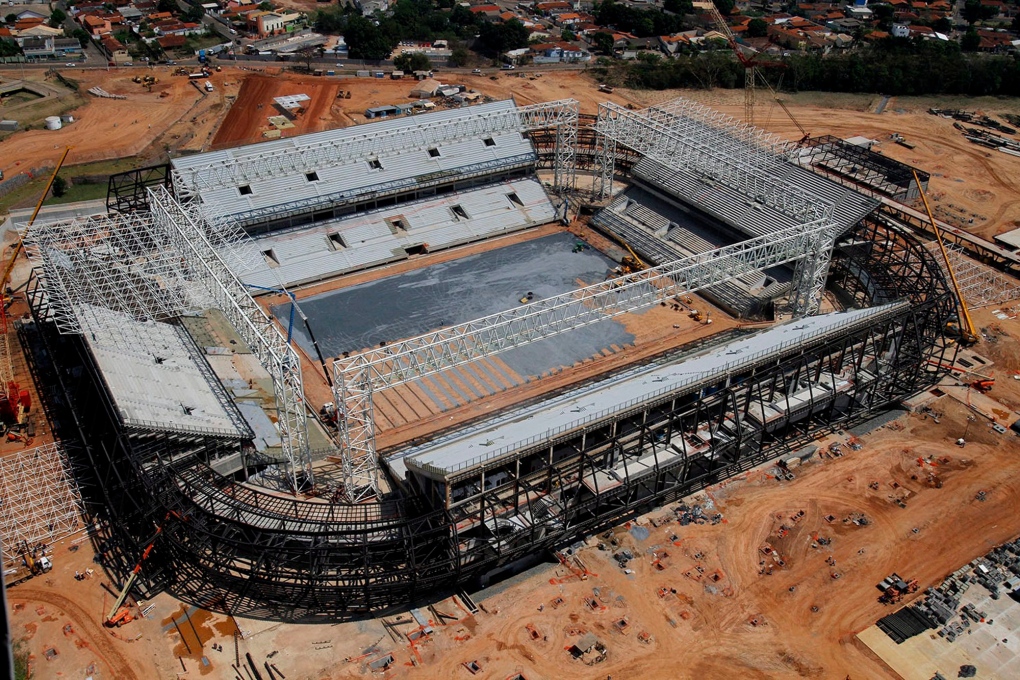 World Cup soccer stadium in Brazil