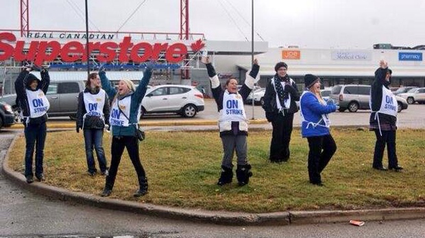Superstore workers across the province hit the picket line | CTV News