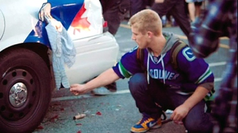 Nathan Kotylak turned himself in to police and made a public apology after pictures surfaced of him participating in the Vancouver Stanley Cup riot.