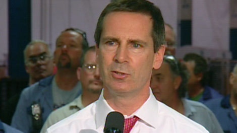 Ontario Premier Dalton McGuinty speaks at a press conference in St. Catherines, Ont., Tuesday, June 21, 2011.