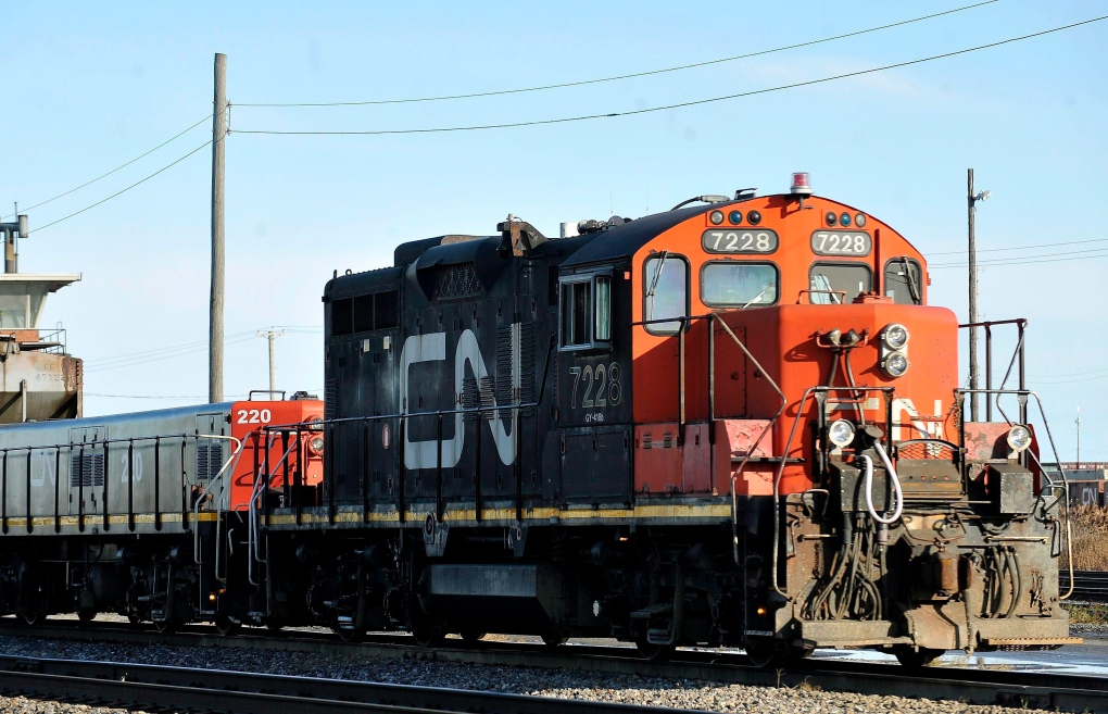 Slight crude oil leak after part of CN freight derails near Edmonton