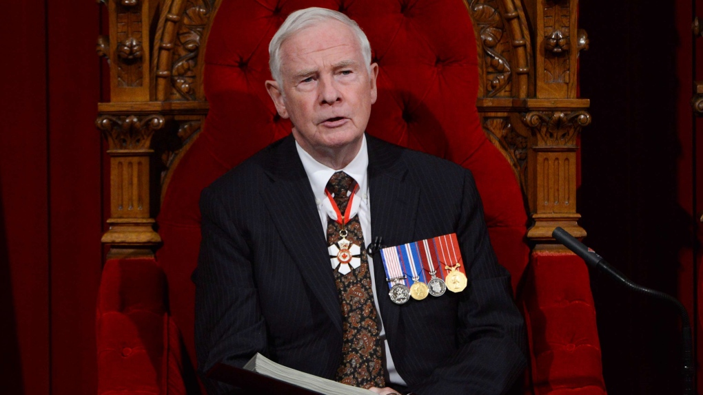 David Johnston throne speech Ottawa