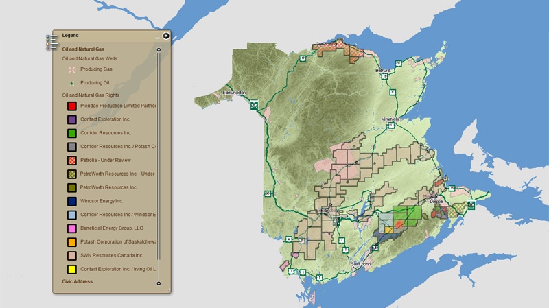 Shale gas exploration in New Brunswick
