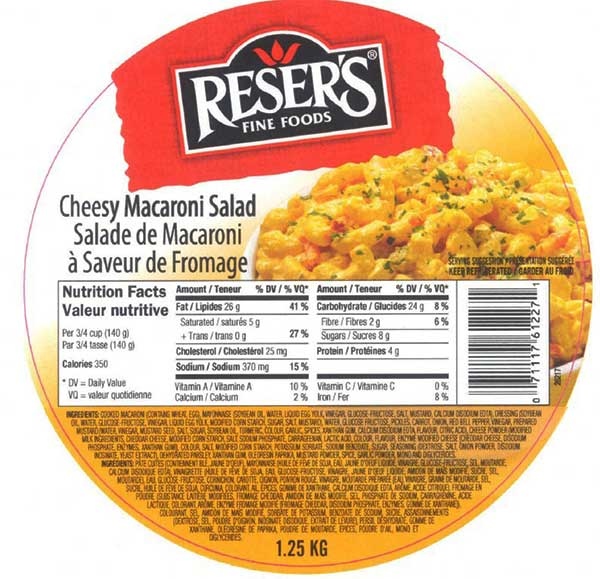 Reser's Fine Foods Cheesy Macaroni Salad