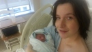 Kendra Reid and her baby boy were brought to the hospital after his surprise birth
