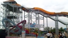 Summit Tower at Calypso Waterpark is one of the tallest free-standing waterslide towers in North America.